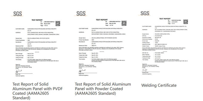 5,20 Jahre garantieren Innenaußenfester Aluminiumplatte mit CER SGS 6