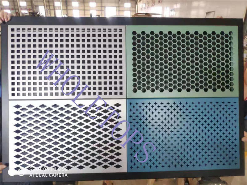 Wasserdichte feuerfeste 7.0MM durchlöcherten Aluminiumplatten-Fassade 600×600mm